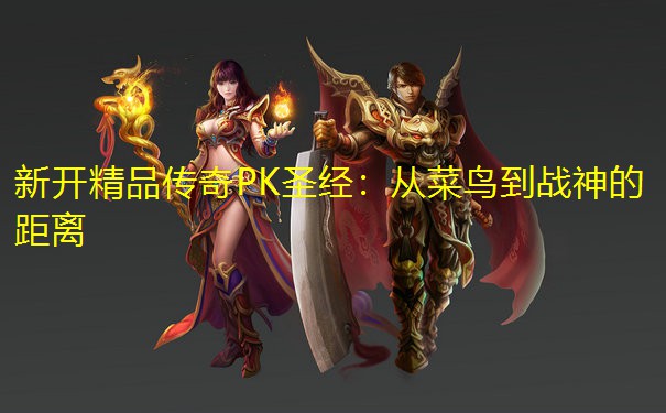 新开精品传奇PK圣经:从菜鸟到战神的距离